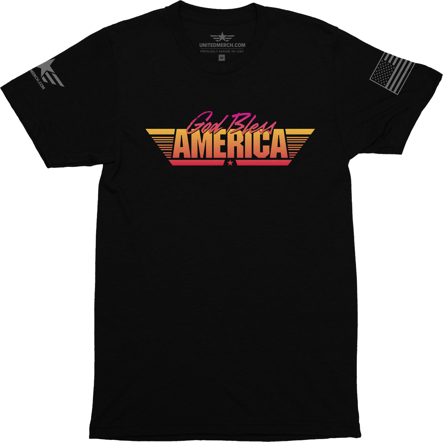 God Bless America Retro Tee