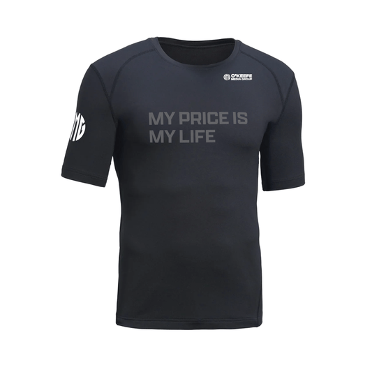 My Price is My Life Grayscale Athletic Tee