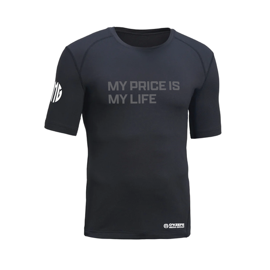 My Price is My Life Grayscale Athletic Tee