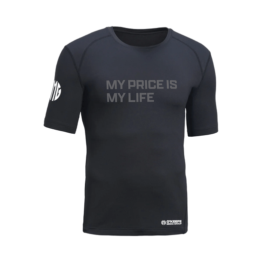 My Price is My Life Grayscale Athletic Tee
